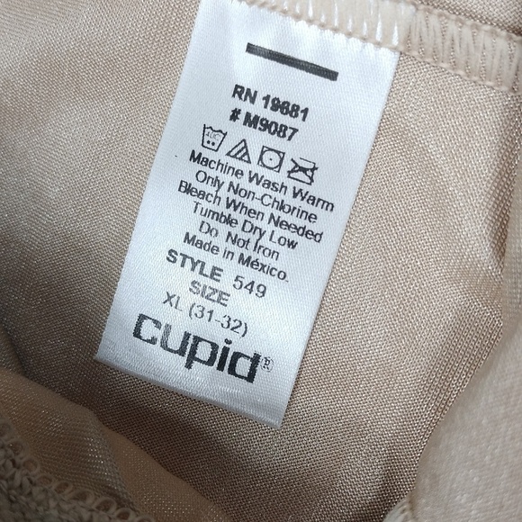 NWT Cupid Women's Sheer Cream Shapewear Size XL - Picture 4 of 10